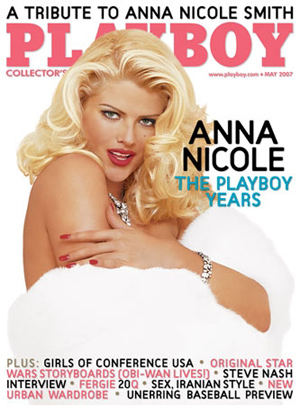 Анна Николь Смит после смерти снова появилась на обложке Playboy