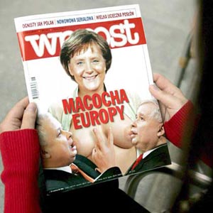 Польский журнал показал голую Ангелу Меркель (ФОТО)