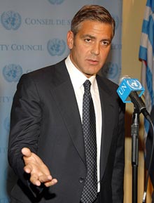 Российская делегация не дала Джорджу Клуни выступить в ООН