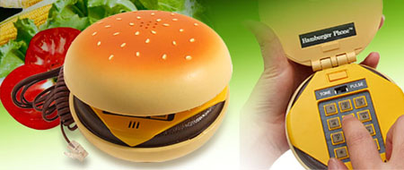 В США входят в моду телефоны в виде гамбургера