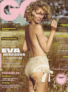 Супермодель Ева Герцигова снялась топлес для итальянского GQ