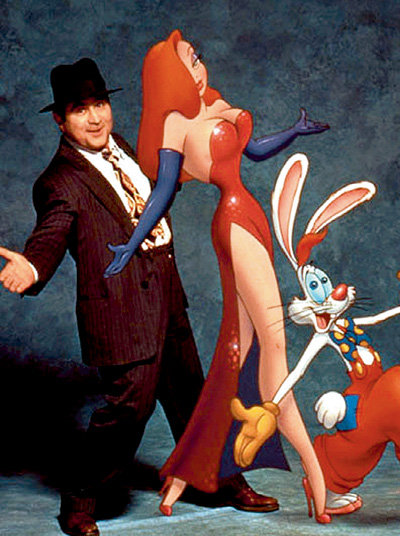 Боб ХОСКИНС в недетской комедии «Кто подставил кролика Роджера»