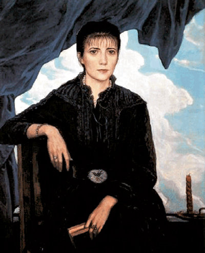ГЛАЗУНОВ любил писать портреты жены - всегда в классическом стиле (фото glazunov.ru)