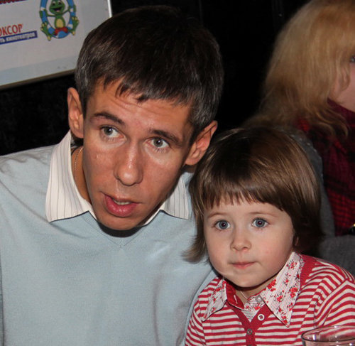Алексей ПАНИН с дочкой Аней.