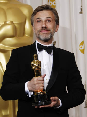Кристофер Вальц получил Оскара за лучшую мужскую роль второго плана в фильме Квентина Тарантино Бесславные ублюдки. Фото АР