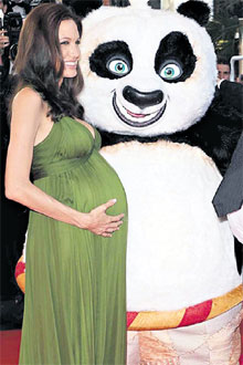 Беременные панды