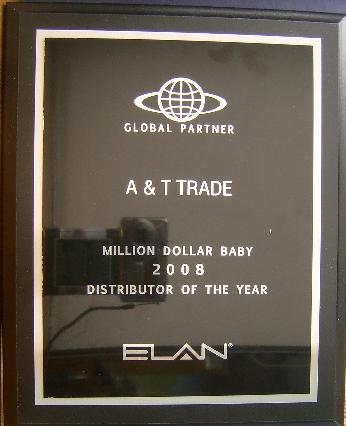 AT&Trade - «Лучший диcтрибьютор 2008 года» американской компании ELAN