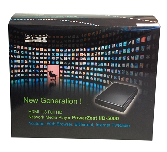 Мультимедийный проигрыватель PowerZest HD-500