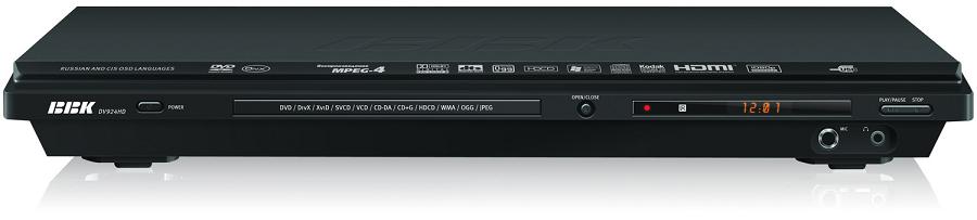 BBK Electronics: новый DVD-плеер высокого разрешения – DV924 HD