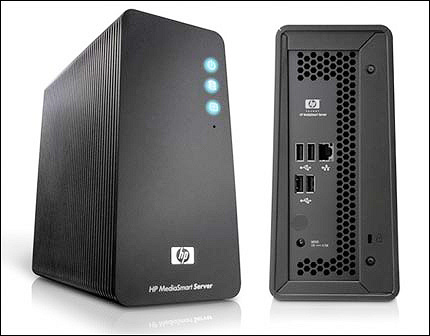 HP MediaSmart Server LX-195: домашний медиасервер на базе Intel Atom