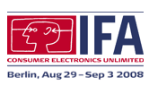 Крупнейшая выставка потребительской электроники IFA-2008 откроется через месяц