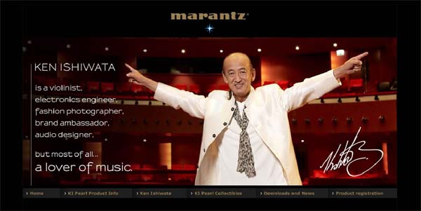 Новый сайт компании Marantz