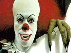 Клоун стал персонажем детских кошмаров