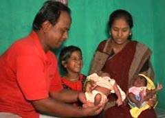 В Индии близнецы родились с разницей в 40 дней
