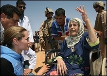 Анджелина Джоли посетила Ирак