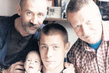 Клан КРАСКО: Андрей с сыновьями Иваном и Кириллом и его отец Иван Иванович