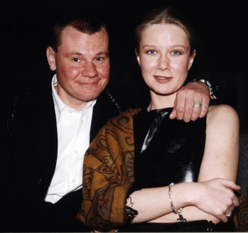 С женой - актрисой Дарьей МИХАЙЛОВОЙ.