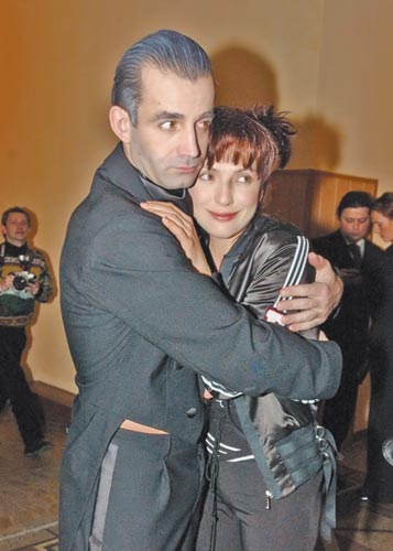Дмитрий Певцов с женой Ольгой Дроздовой