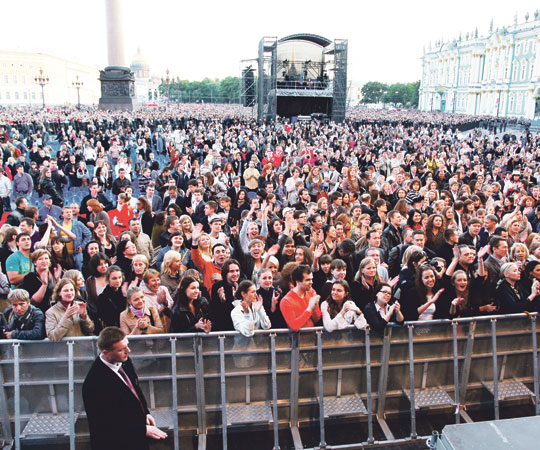 Бесплатный концерт от Стинг в Питере. Telesem.ru