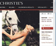 Снимок обнаженной Анжелины Джоли с конем выставлен на аукционе Christie’s.