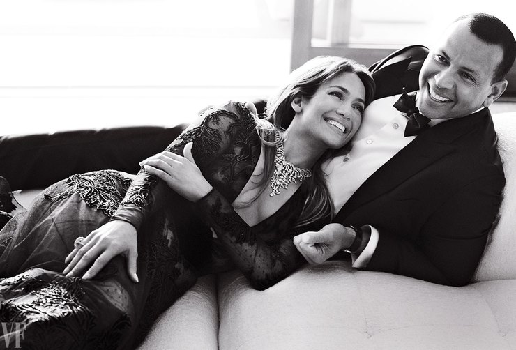 Дженнифер Лопес и Алекс Родригес снялись в откровенной фотосессии для модного глянца