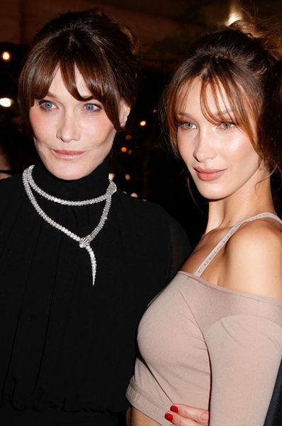 Моника Белуччи и Белла Хадид на вечеринке дома Dior