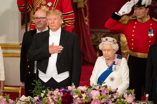 Невезучий Трамп, гала-ужин в Букингемском дворце и Кэтрин с Викторианским орденом