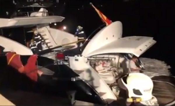 Отдых Владимира Кличко с семьей обернулся ночным пожаром на яхте