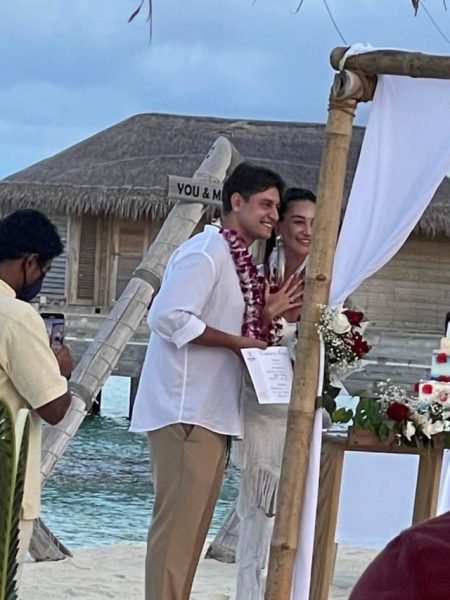 Свадьба Ольги Бузовой и Давида Манукяна на Мальдивах.