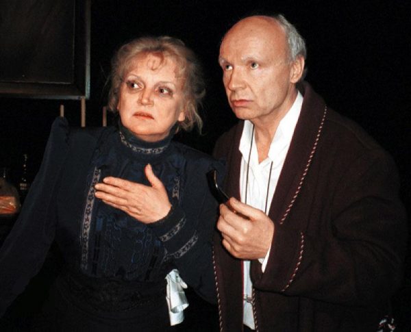 Андрей Мягков с женой 