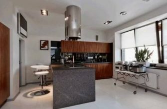 Кухня в доме Дмитрия Диброва