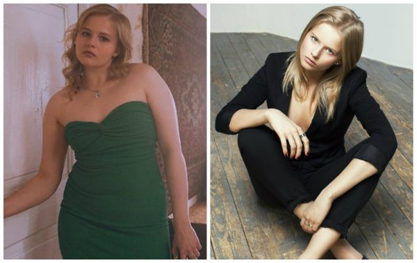 Александра Бортич до и после