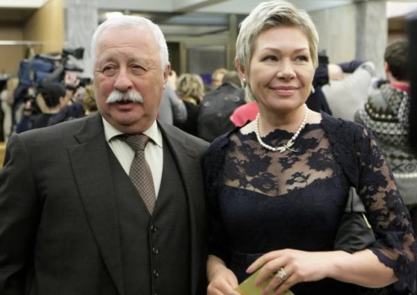 Леонид Якубович с супругой