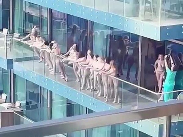 Оказались из бывшего СССР - полиция Дубая задержала 40 красоток, устроивших фотосессию на балконе отеля в непристойном виде