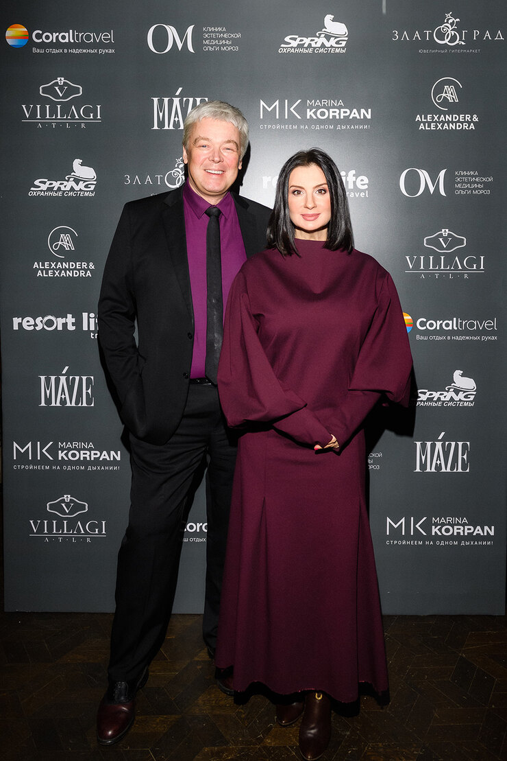 Екатерина Стриженова с мужем 2021