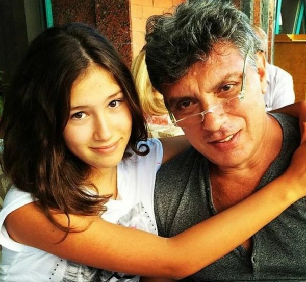 Борис Немцов с дочерью Диной