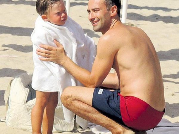 Дмитрий Шепелев с сыном 