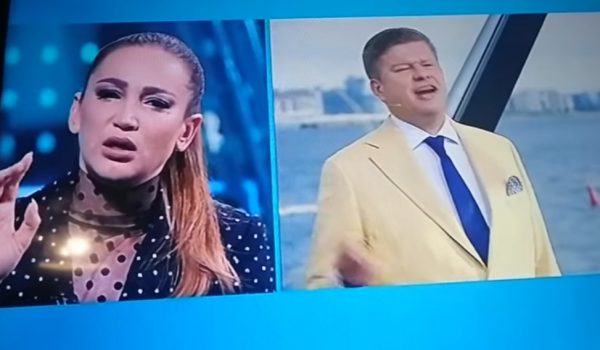 Бузова и Губерниев в эфире «Матч ТВ»