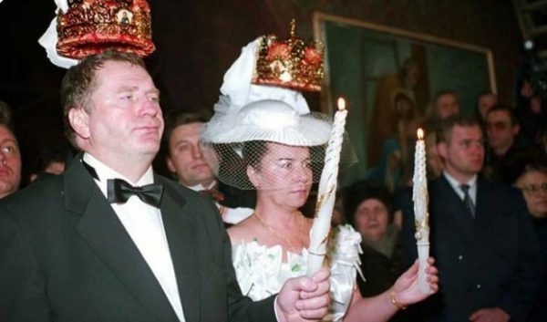 Венчание Жириновского. Фото uznayvse.ru