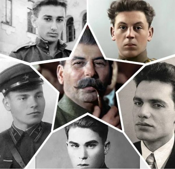 Пять сыновей Сталина. Коллаж history_russian