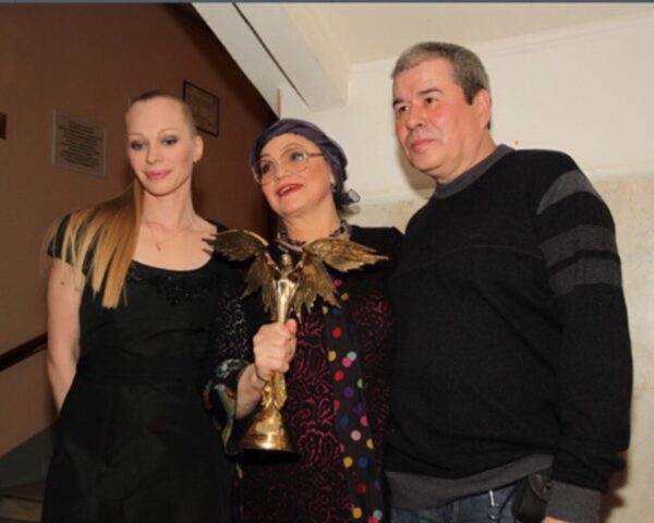 Нина Русланова с гражданским мужем и дочкой