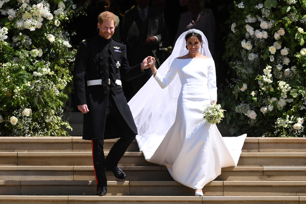 Свадьба Меган Марскл и принца Гарри. Фото lenta.ru