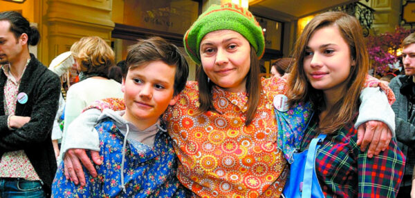 Мария Голубкина с детьми, фото:games-of-thrones.ru
