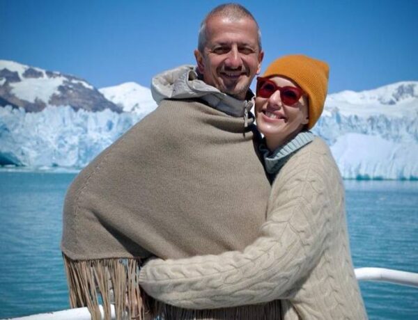 Ксения Собчак и Константин Богомолов у ледника в Андах