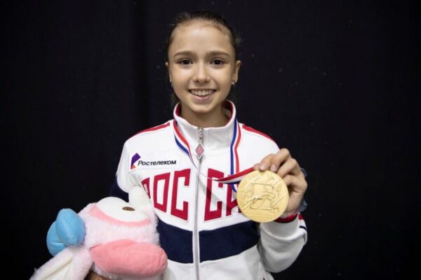 Камила Валиева с медалью