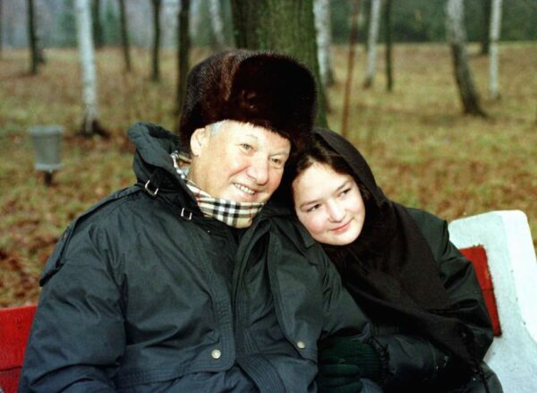 Борис Ельцин и Мария Окулова