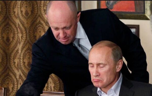 Владимир Путин и Евгений Пригожин. Фото svoboda.org