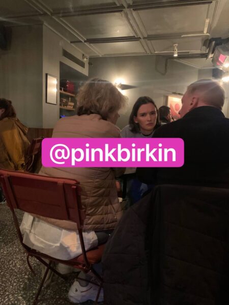 Паулина Андреева и Анатолий Чубайс, фото: Telegram-канал Pink Birkin