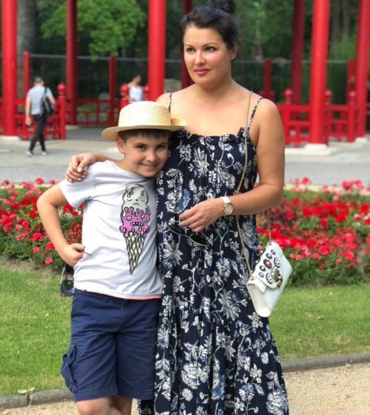 Анна Нетребко с сыном