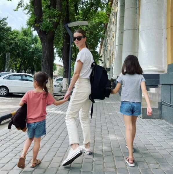Светлана Иванова с детьми